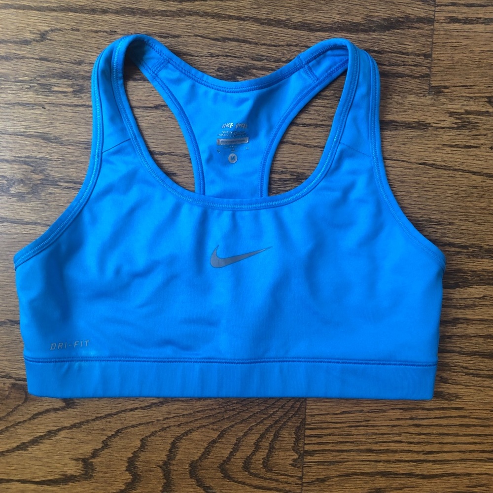 Nike Pro Sports Bra - Blue - Medium